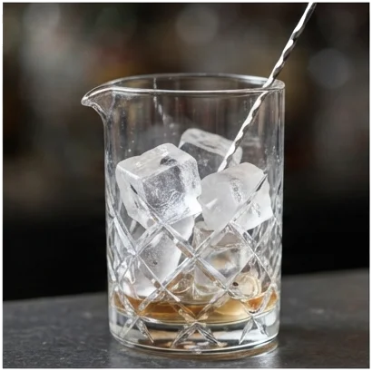 El vaso mezclador: refrescar para conservar claridad y cuerpo