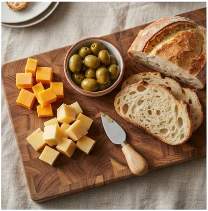 Una picada simple alcanza para compartir